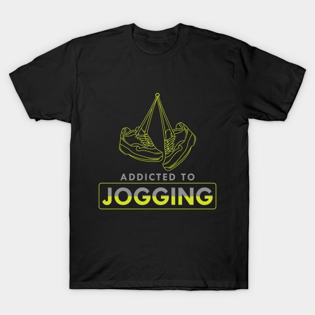 Addicted to jogging T-Shirt by Markus Schnabel